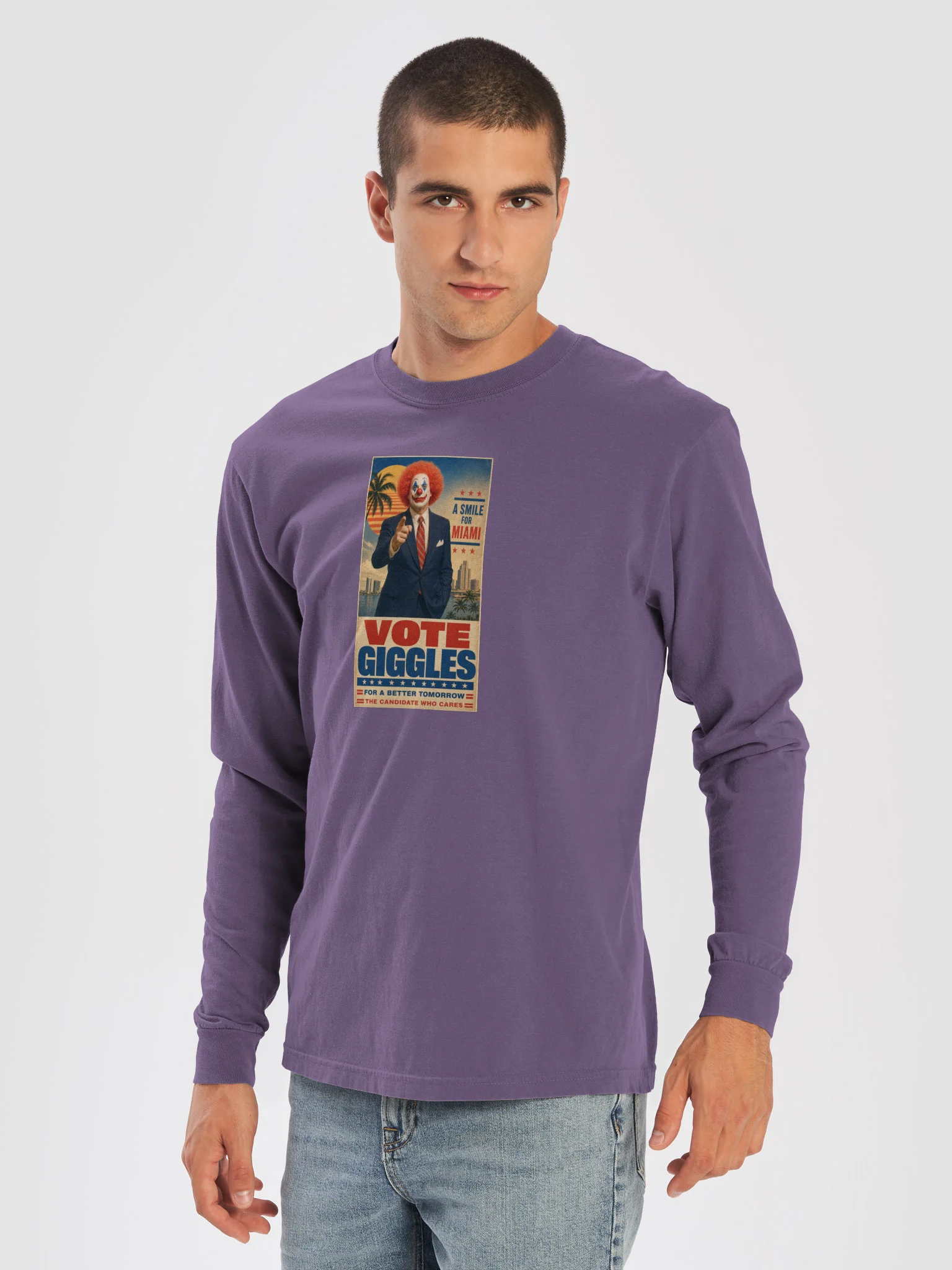 Vote Giggles Long Sleeve T-Shirt product image (5)