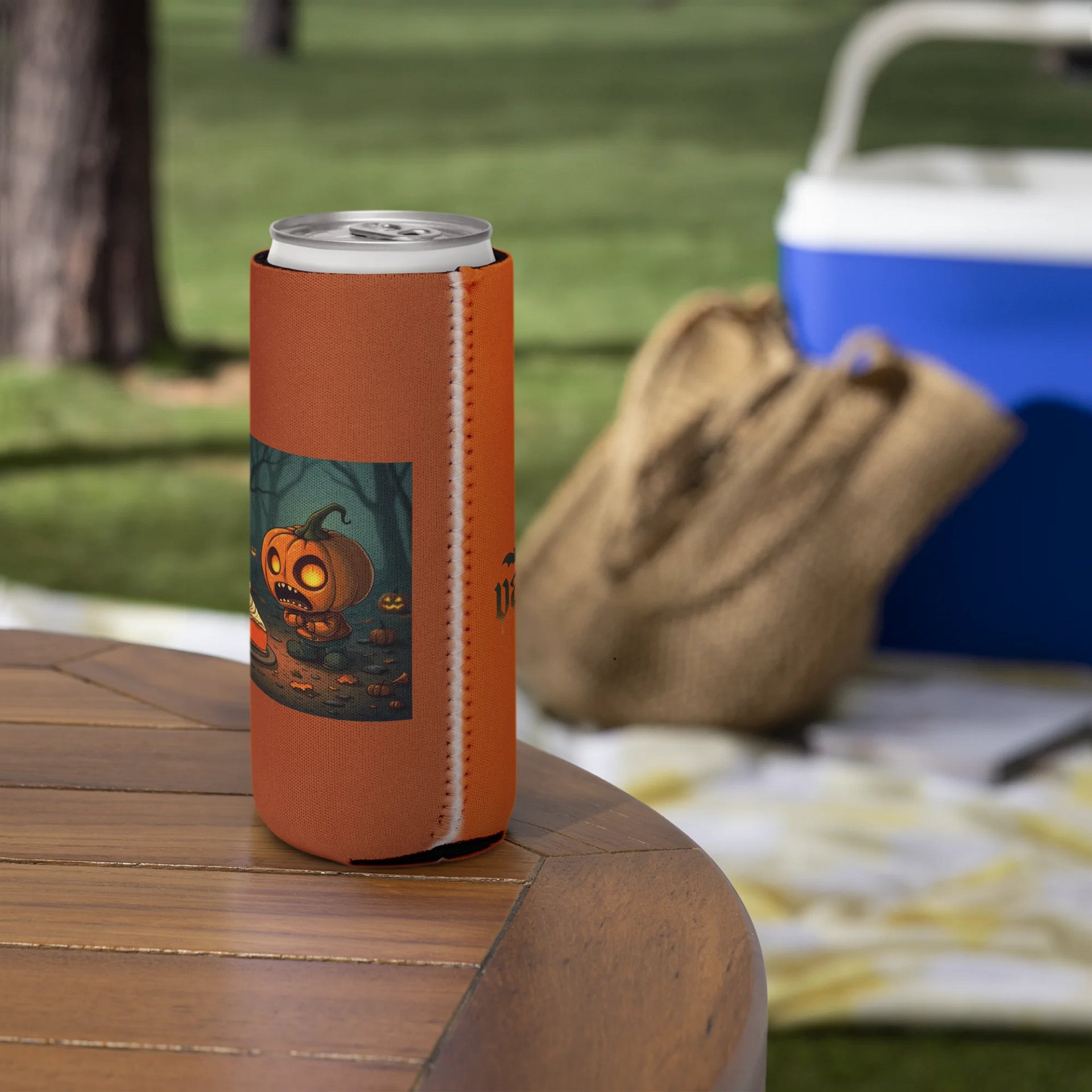 Pumpkin Tragedy Can Cooler product image (14)