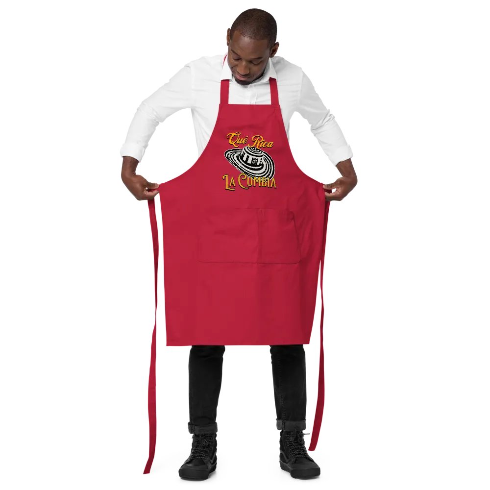 Qué Rica La Cumbia Cotton Twill Apron product image (4)