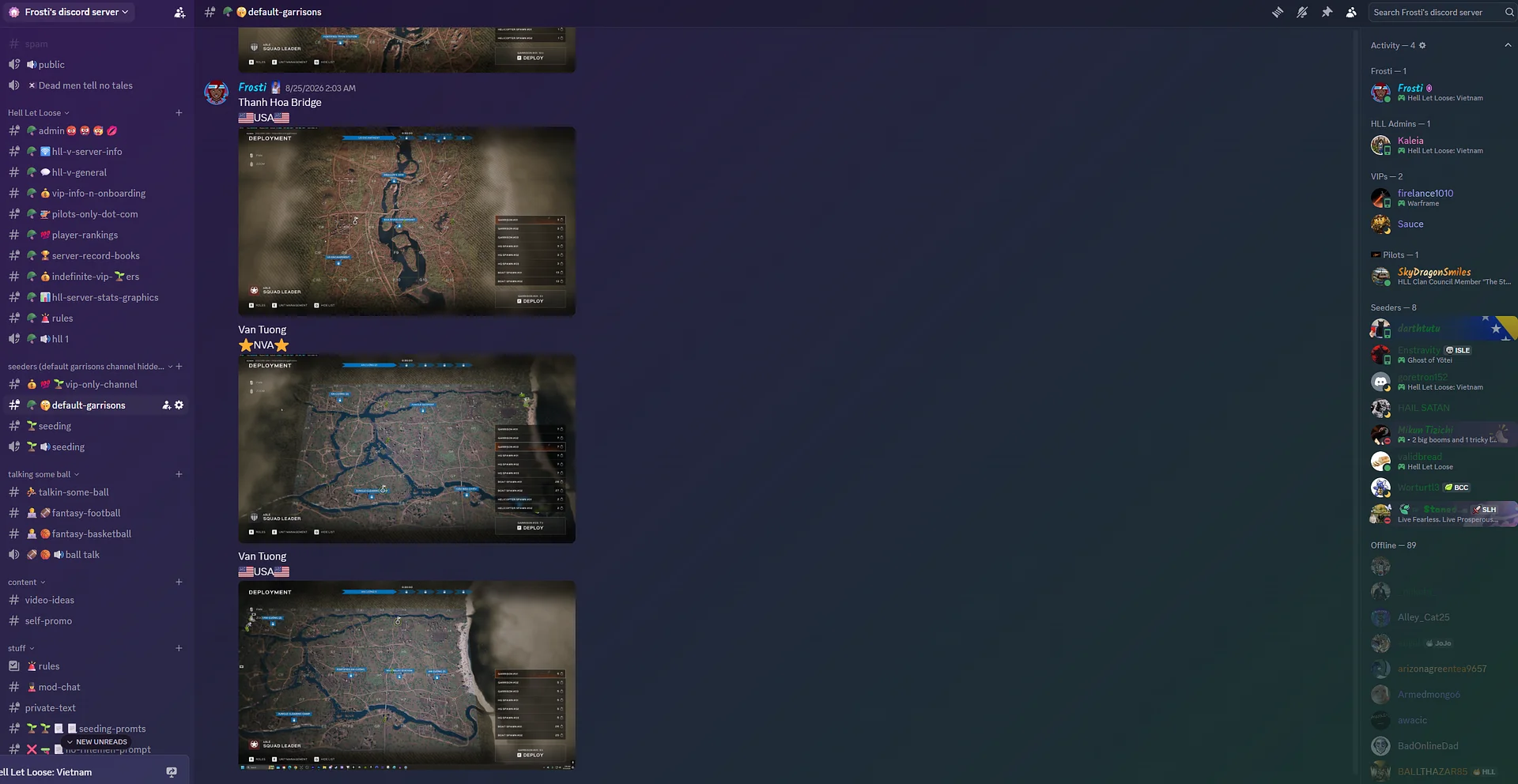 1 Month of VIP in All 3 of Frosti's HLL: V Servers (limited time deal) product image (3)