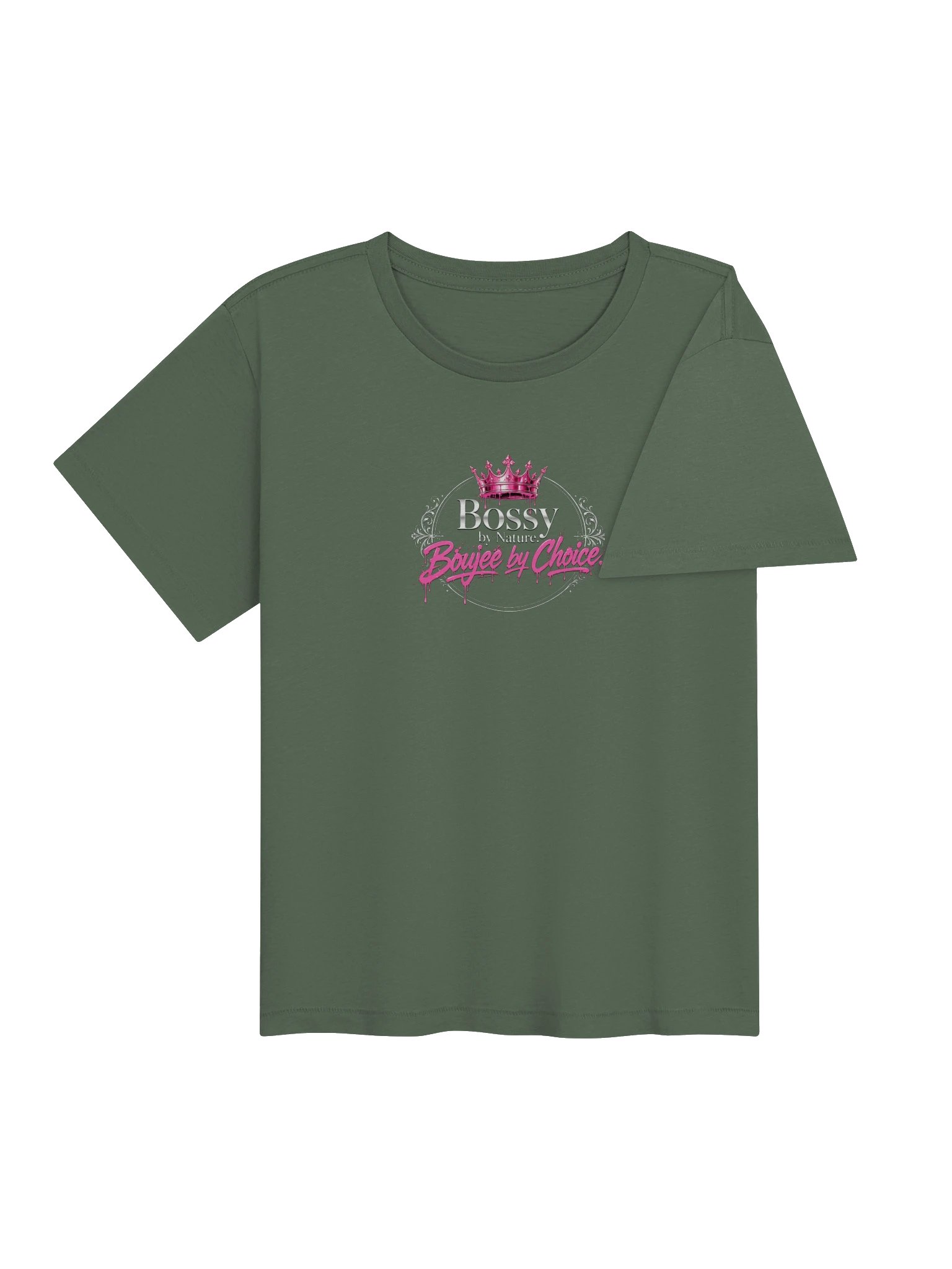 Bossy & Boujee Women's High-Waisted Tee product image (9)
