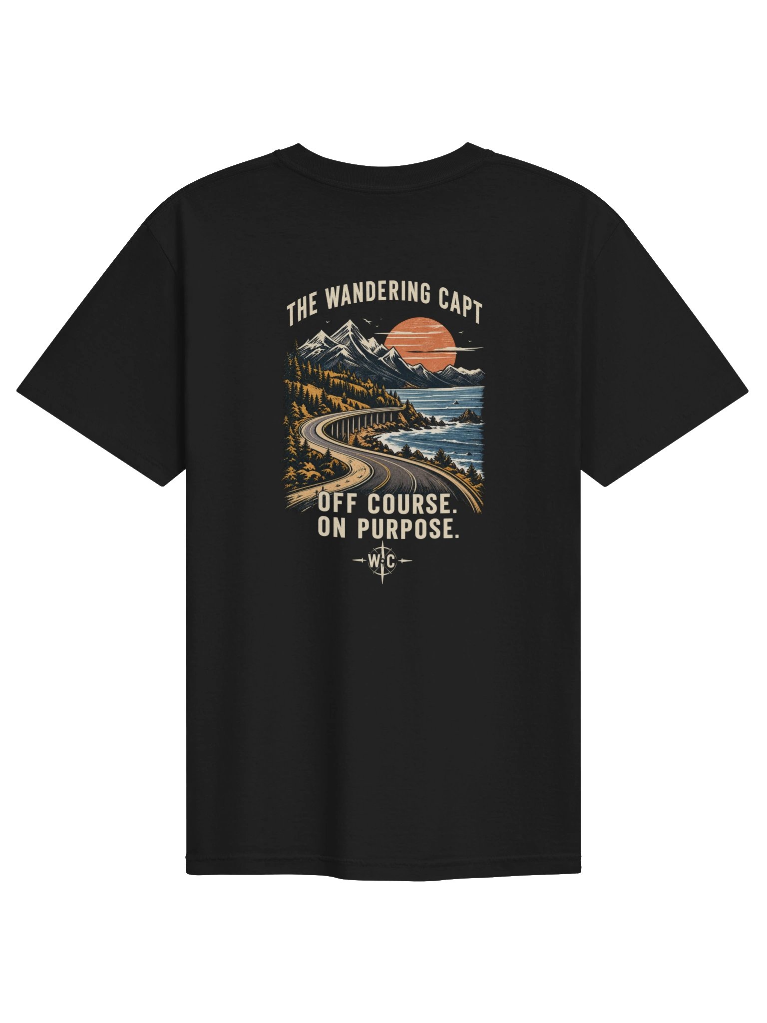 Off Course. On Purpose. Tee — The Wandering Capt product image (1)