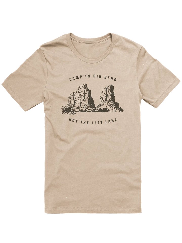 Camp in Big Bend (not in the left lane) Unisex Bella Canvas Tee product image (30)