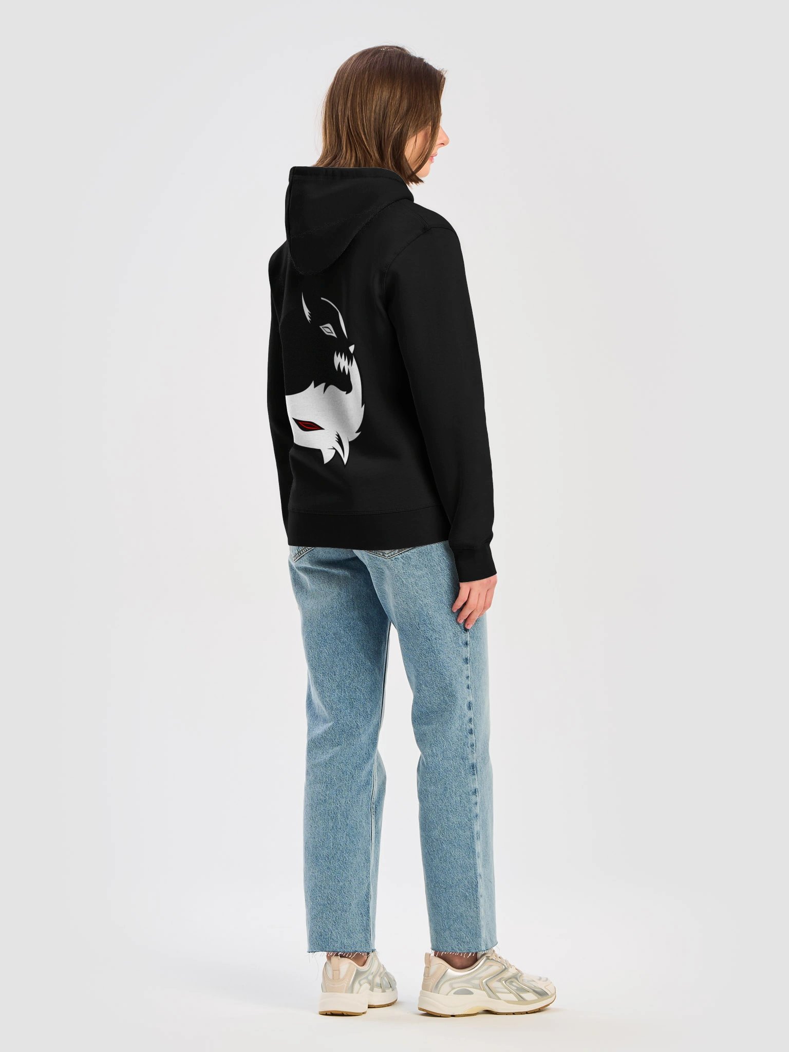 YingYang Wolf Hoodie product image (8)
