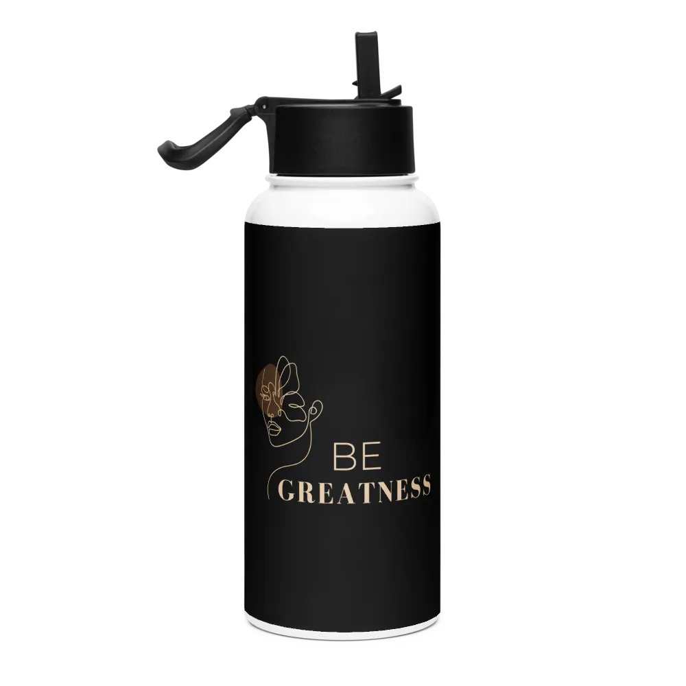 Stainless Steel Water Bottle with a Straw Lid SWFB0114 product image (2)