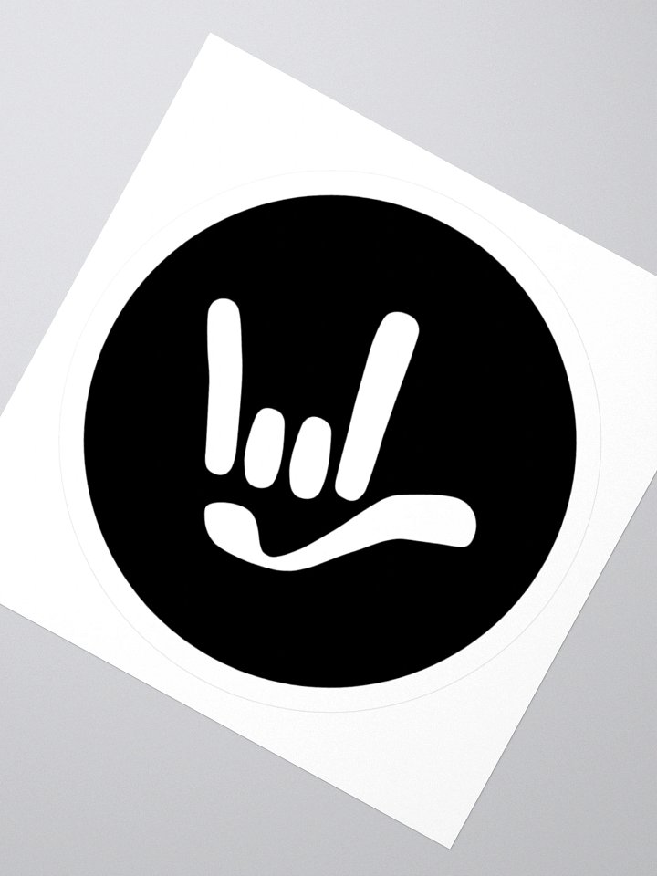 ILY Sign Sticker product image (2)