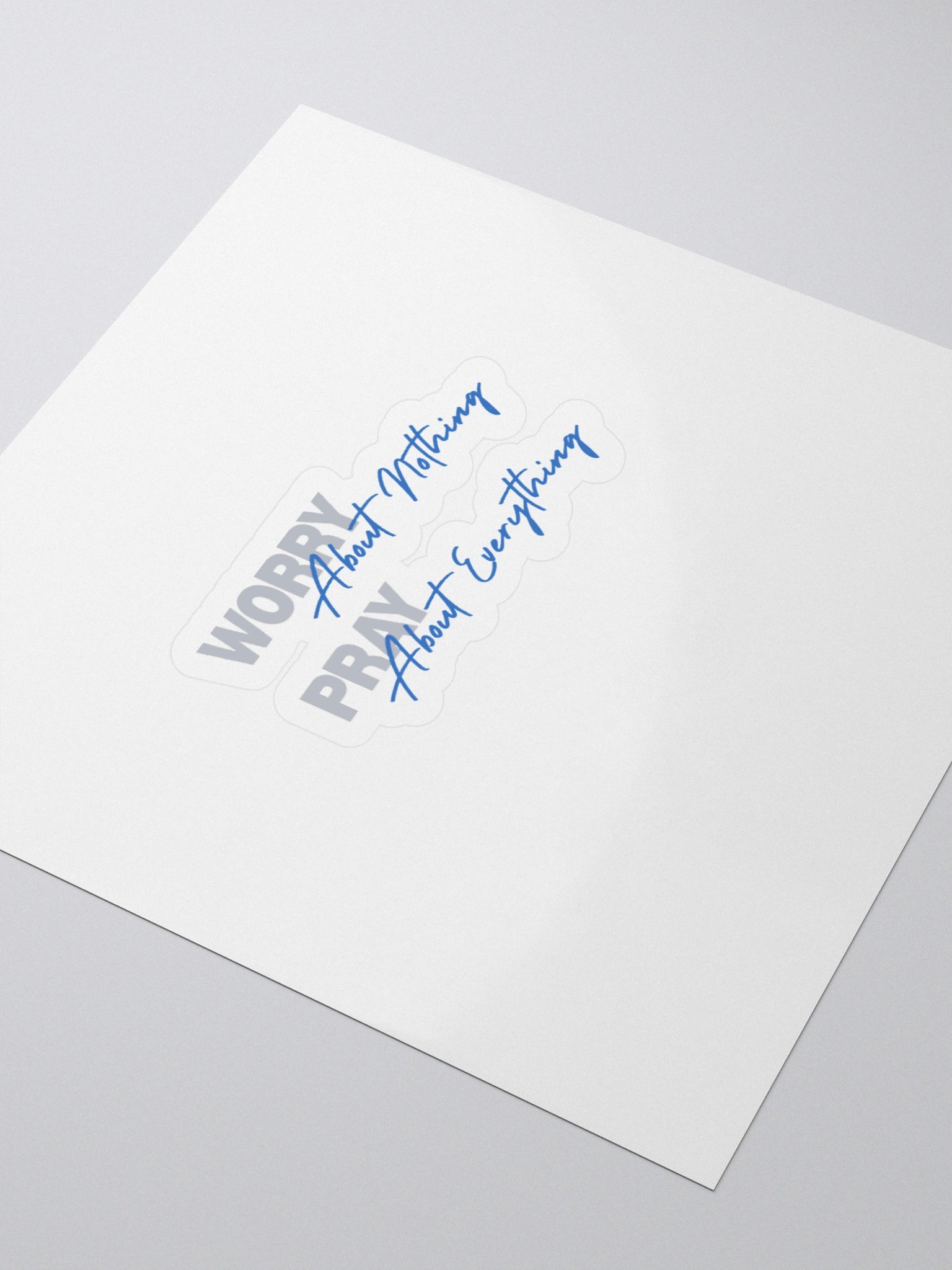 Worry about nothing, Pray about everything product image (3)