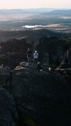 Exploring rocks and enjoying the sunset...

#drone #hike #photography