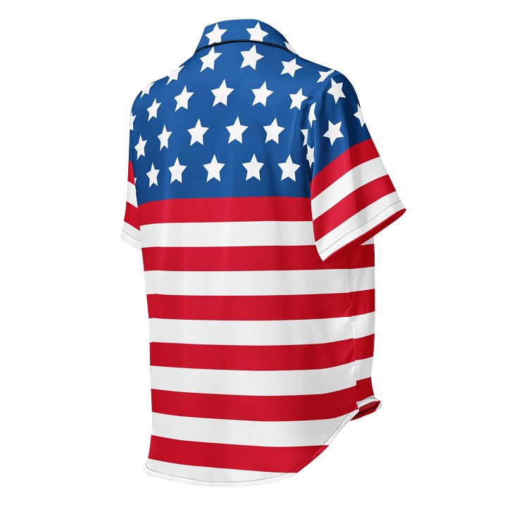 Stars & Stripes Silky Pajama Top product image (3)