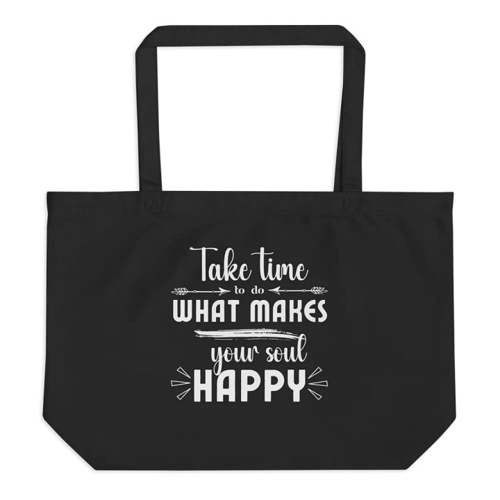 Happy Soul Organic Eco-Friendly Tote Bag product image (2)