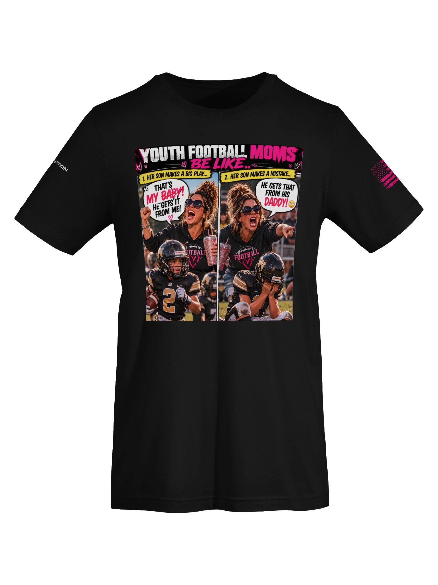 Youth Football Moms Be Like… | BEAST NATION Graphic Tee product image (5)