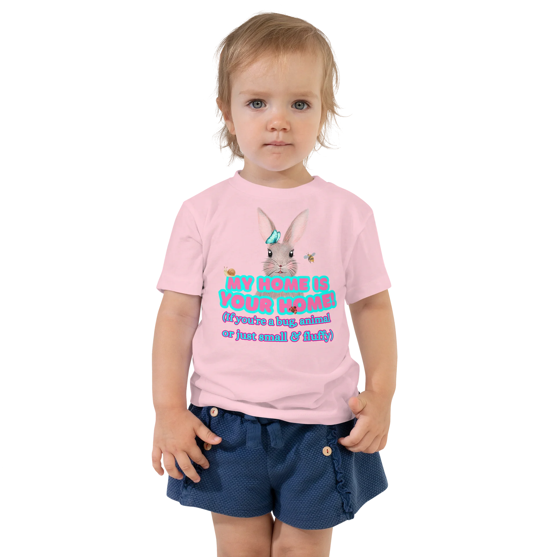 My home is your home! (If you're a bug or just small & fluffy)🩷Super Soft🪽T-shirt🩷 product image (2)