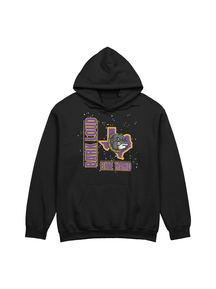 Bark Loud Spirit Hoodie - Gold on Purple product image (1)