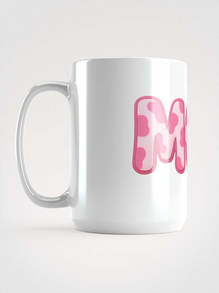 Moo Print White Glossy Mug product image (1)