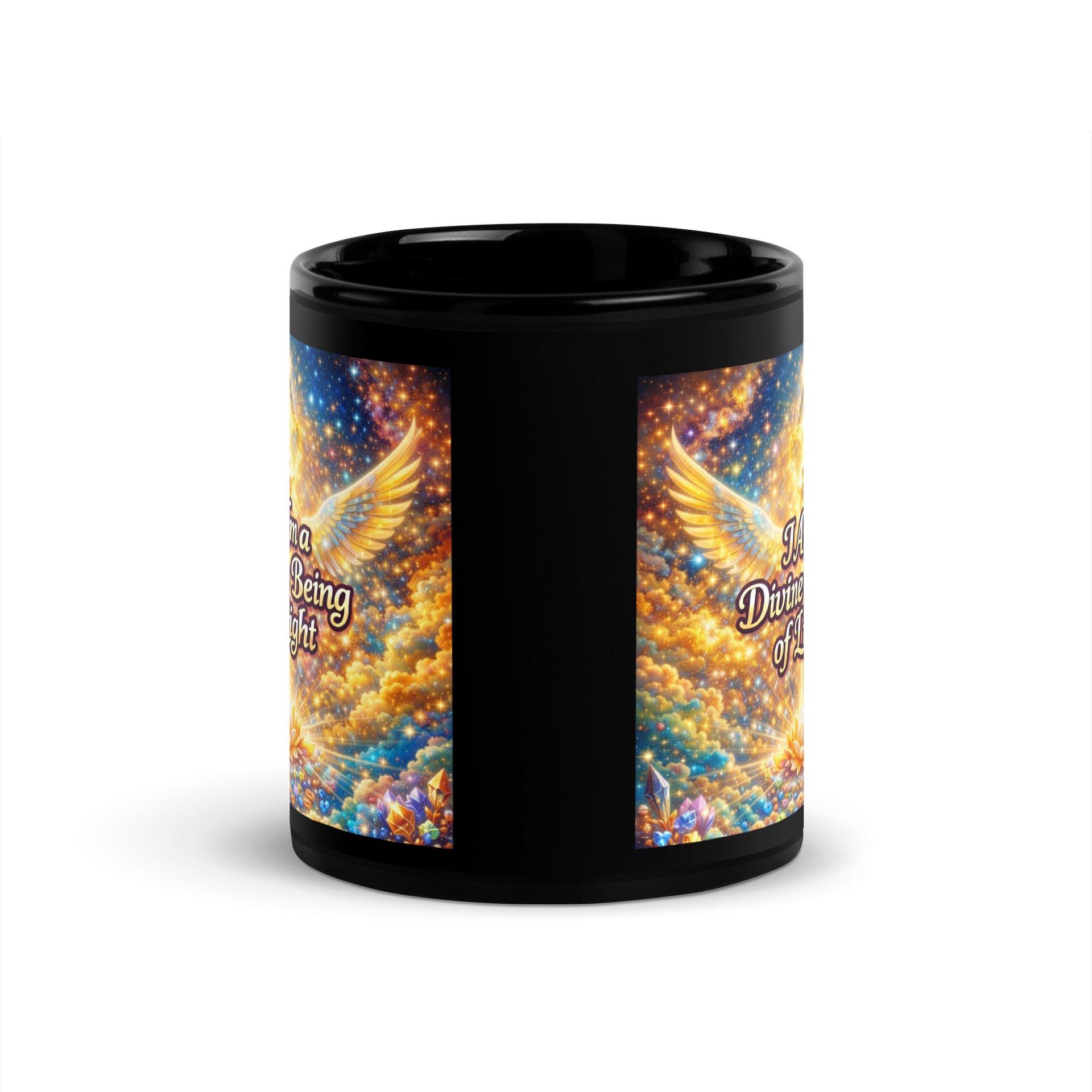 Divine Being of Light Affirmation - Black Mug product image (3)