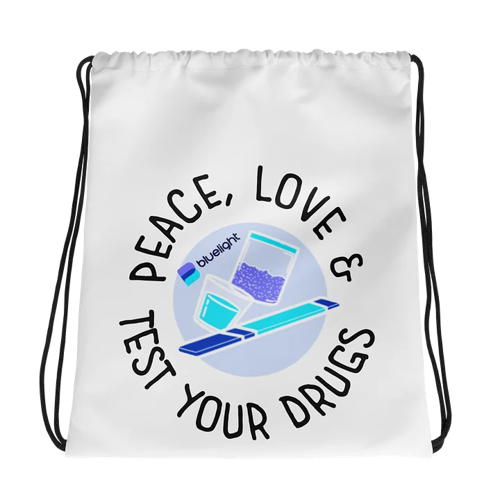 Bluelight Test Drawstring Bag product image (1)