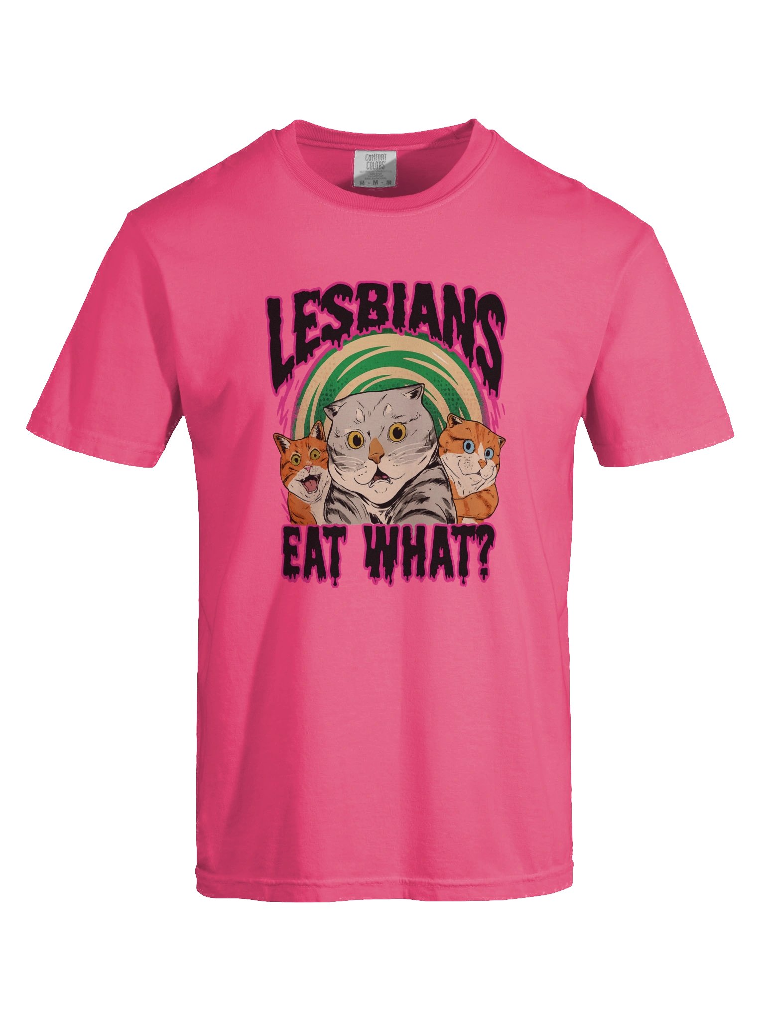 Funny 'LESBIANS EAT WHAT?' T-Shirt product image (87)