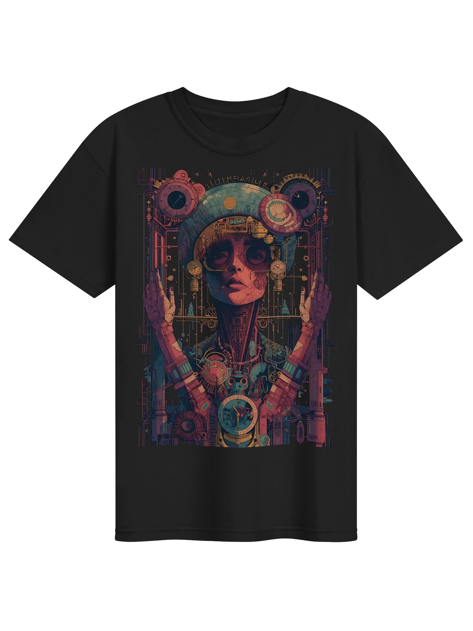 Bohemian Cyborg Girl Heavyweight T-Shirt product image (1)