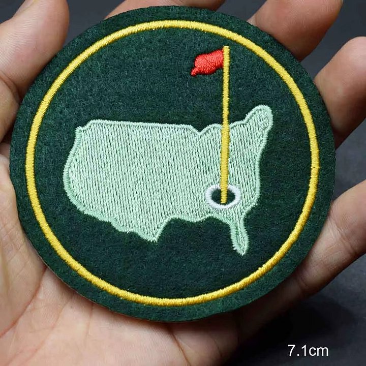 Retro Golf Masters Commemorative Embroidered Badge - Premium Iron On Clothing Sticker product image (1)
