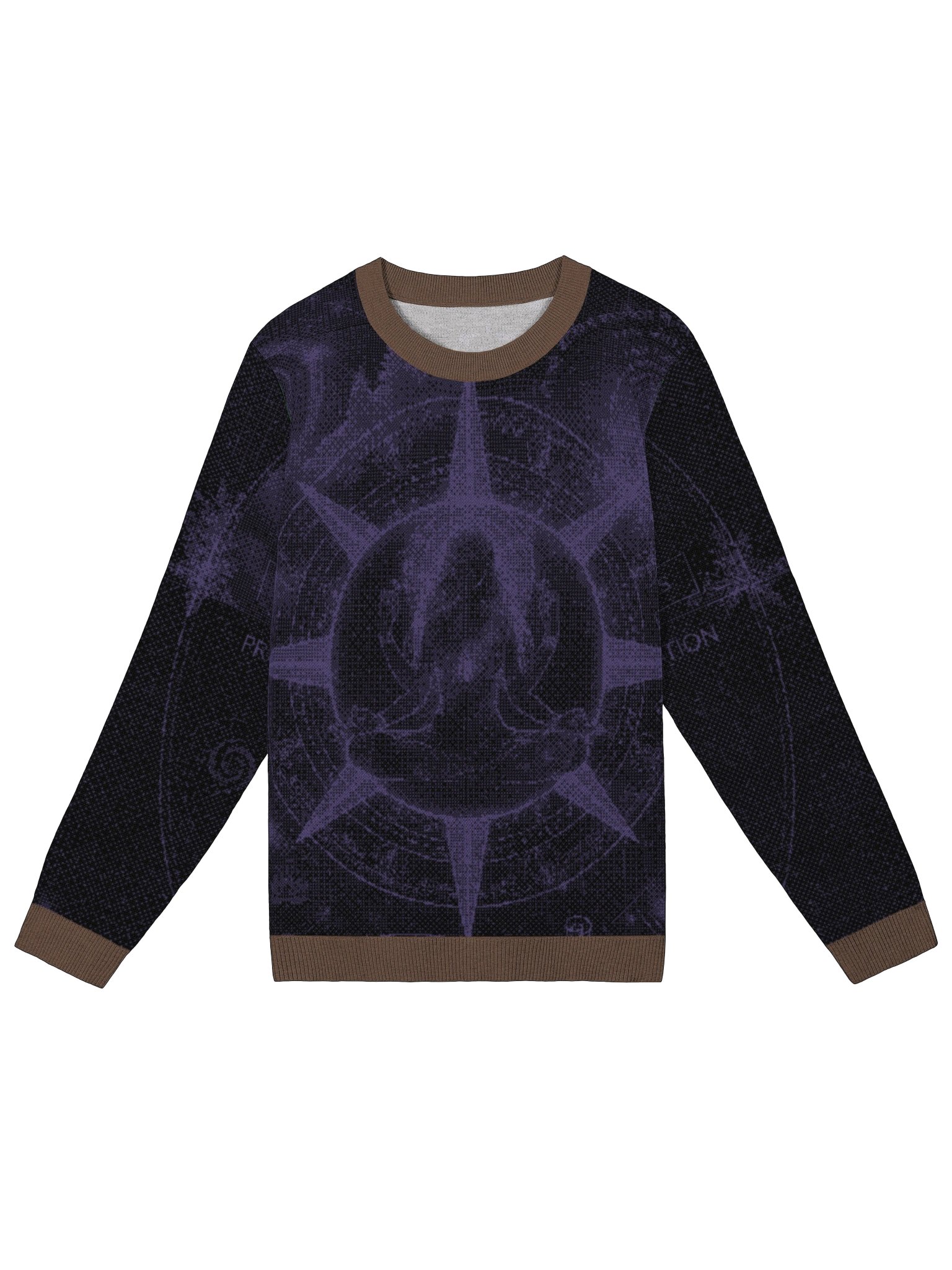 Classic Fit Crewneck Sweater Mockup product image (5)