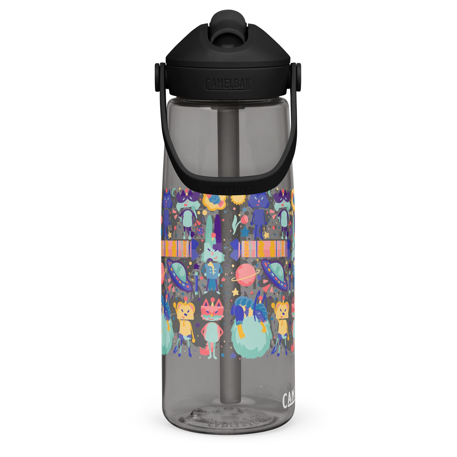 Cozy Cosmos Crew Clear Water Bottle product image (9)