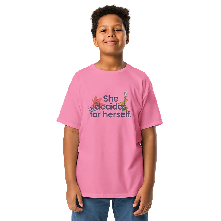 She Decides Youth T-Shirt product image (1)