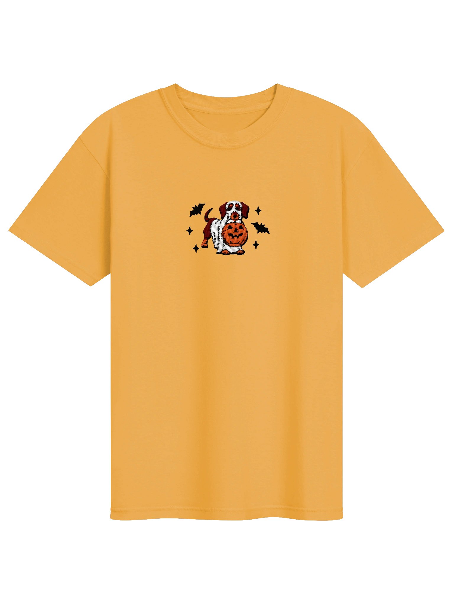 Halloween Dachshund(Red & Tan) Embroidered T-Shirt product image (33)