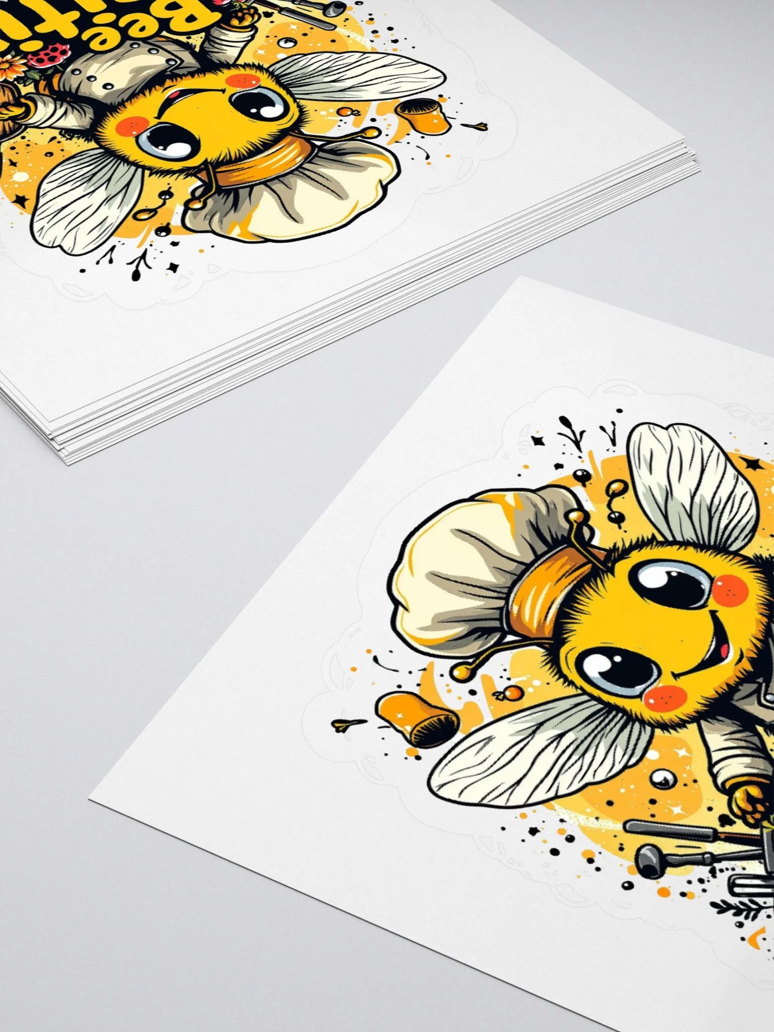 Bee Positive Chef Sticker Pack product image (15)