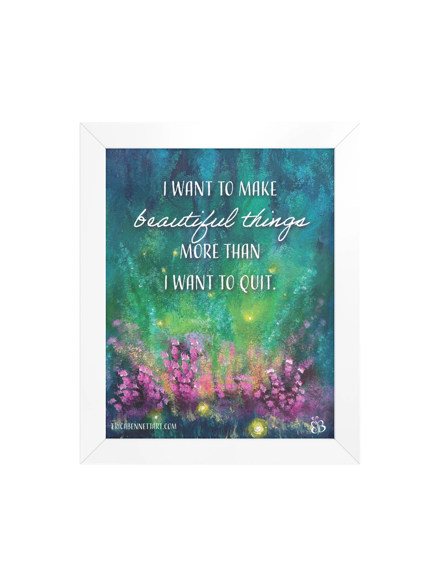Beautiful Things Motivational Poster - Framed product image (4)