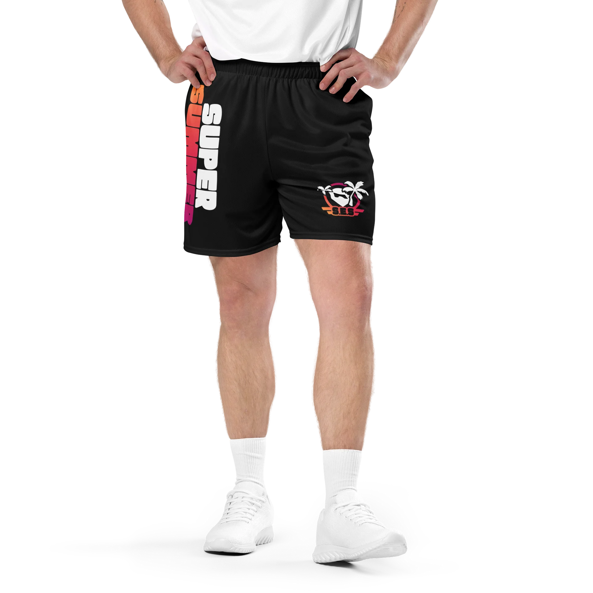 S.E.S Super Summer 26 - Gradient Logo Mesh Shorts product image (1)