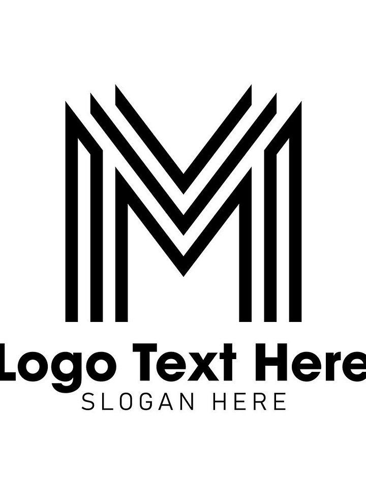 Modern Minimalist M Letter Logo Design product image (2)
