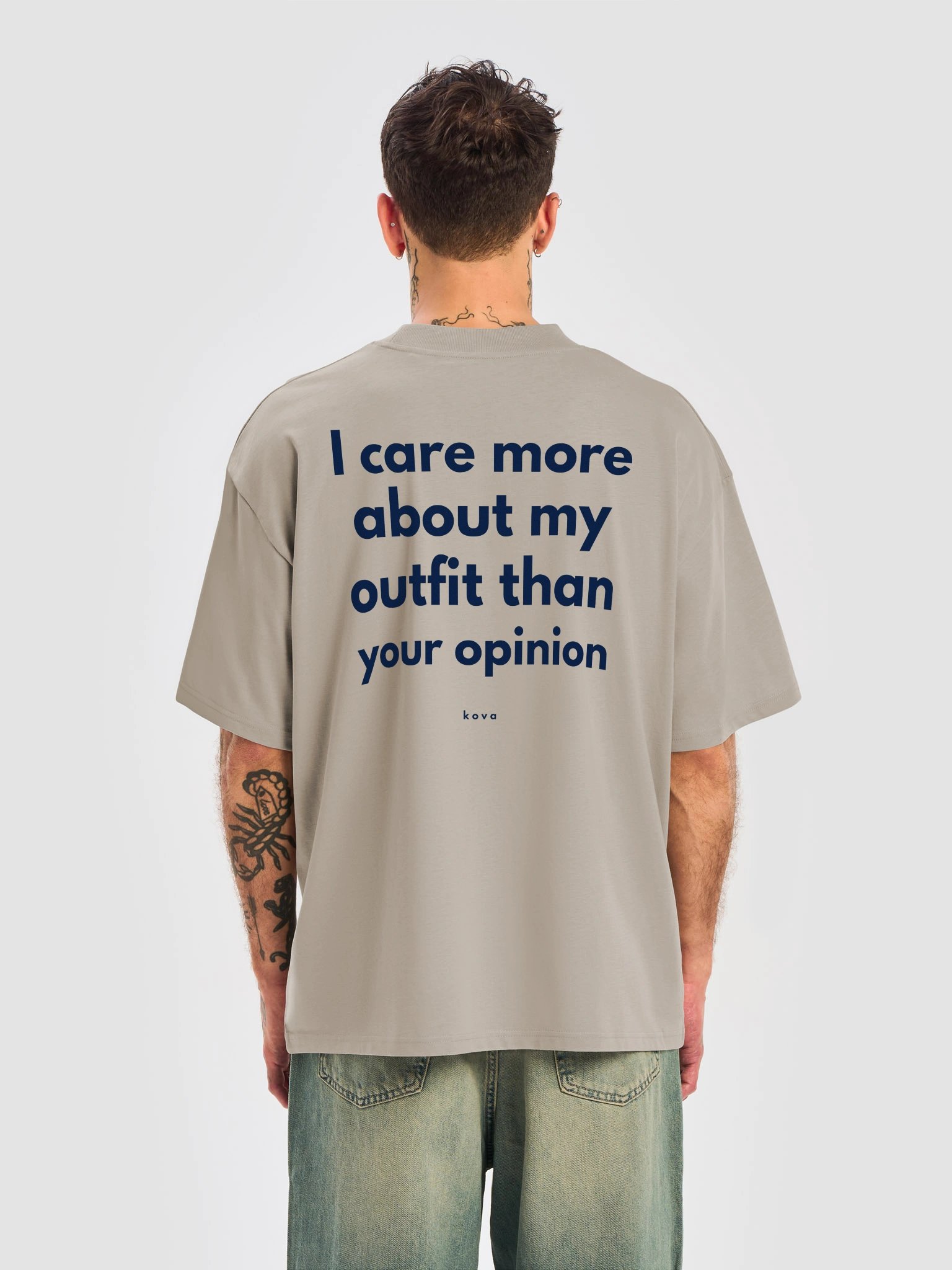 I Care More About My Outfit — Oversized Tee product image (2)