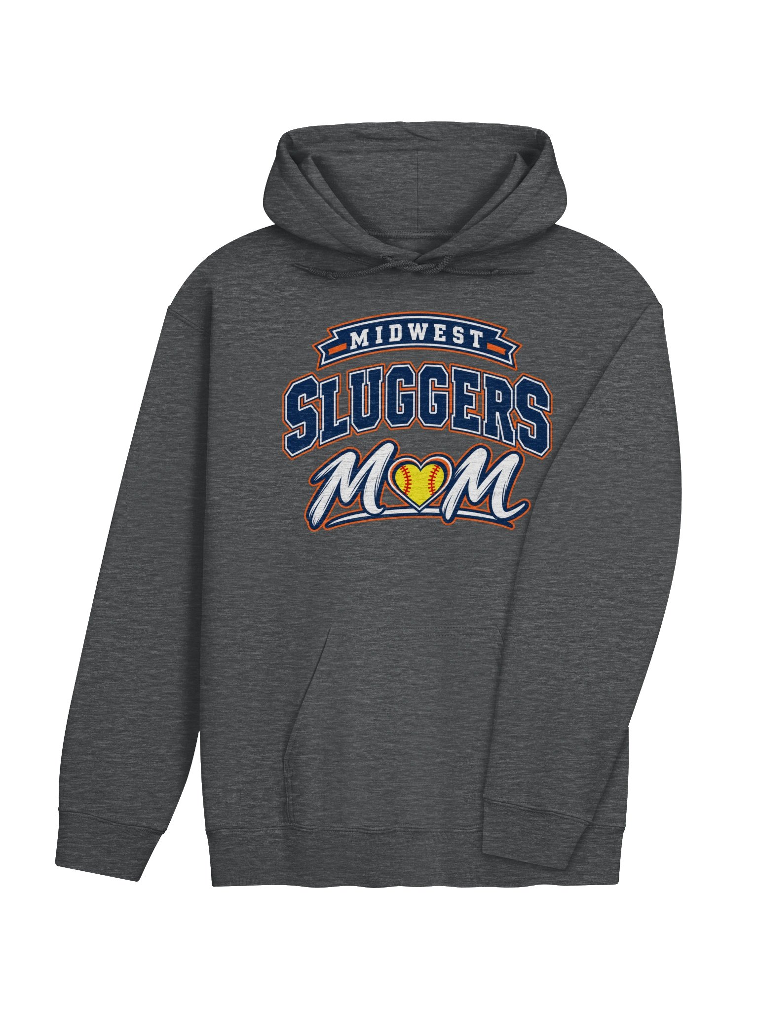 Sluggers Mom Collegiate Style Unisex Hoodie product image (20)