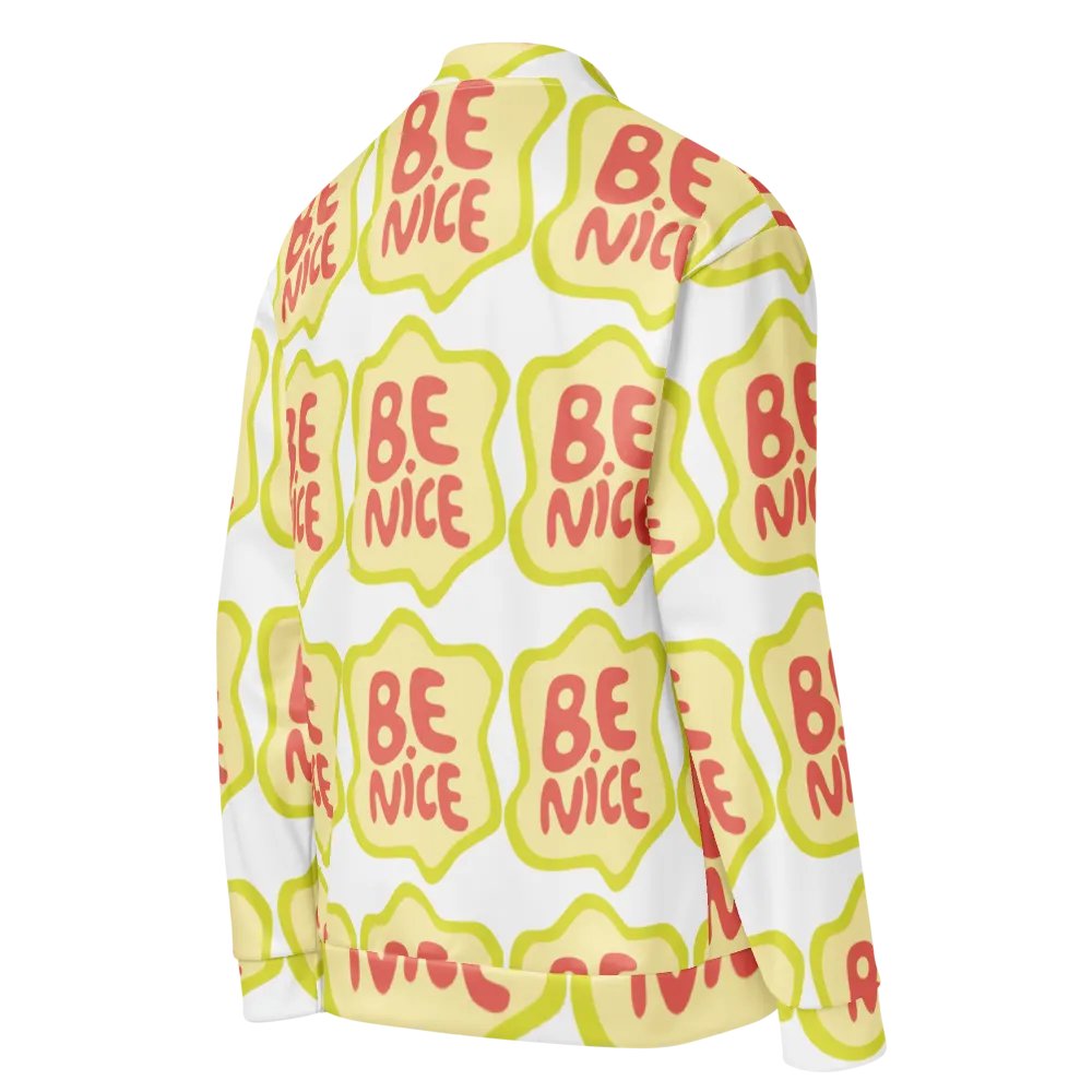BE NICE All-Over Bomber Jacket product image (8)