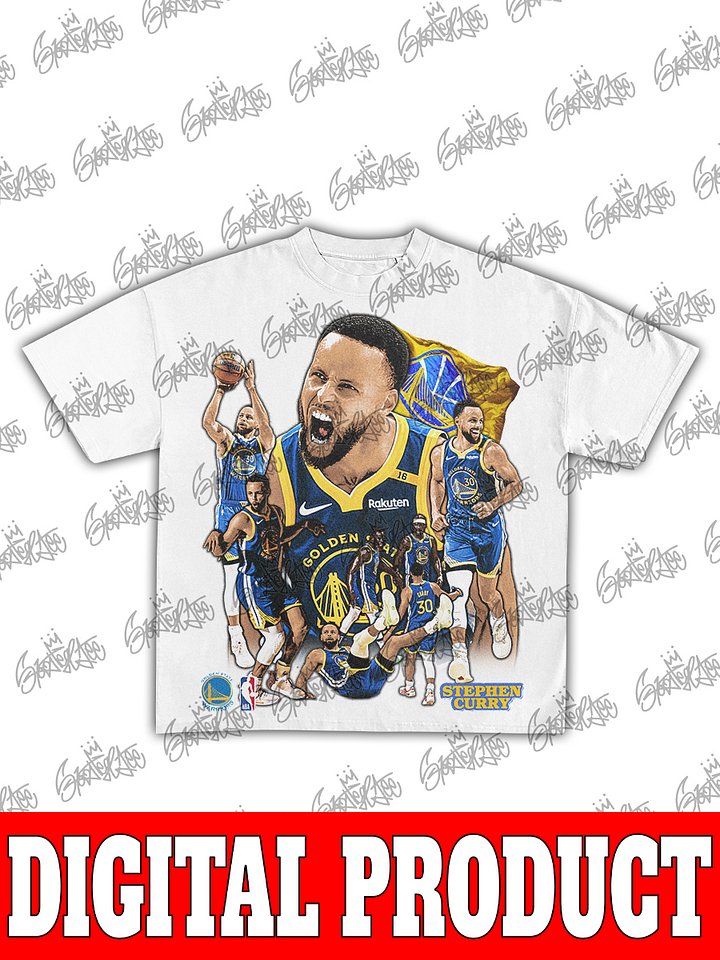 Stephen Curry Golden State Vintage 90s Bootleg Graphic Design product image (2)