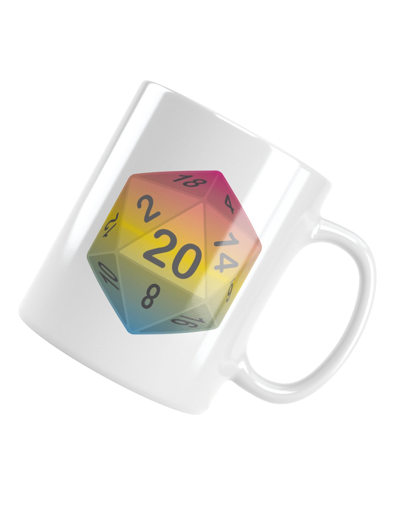Pansexual Pride D20 Mug product image (10)
