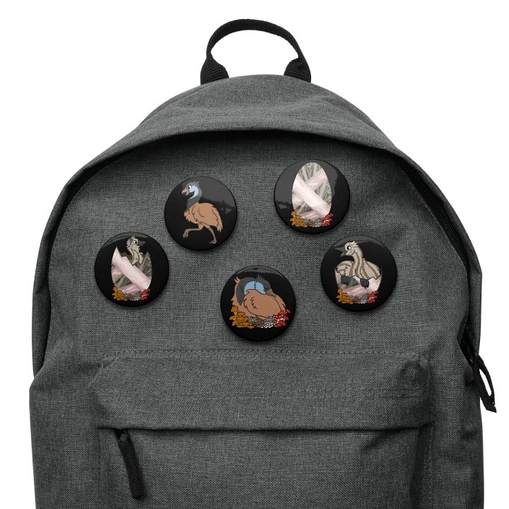 RAWR Earthen Pins - Large Black product image (2)