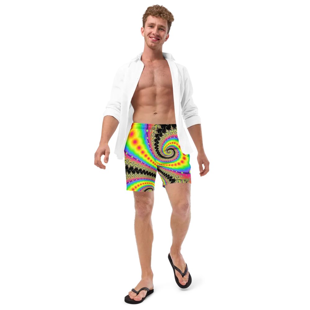 Fractal Swim Shorts - Pink Lemonade and Candy Twists product image (11)