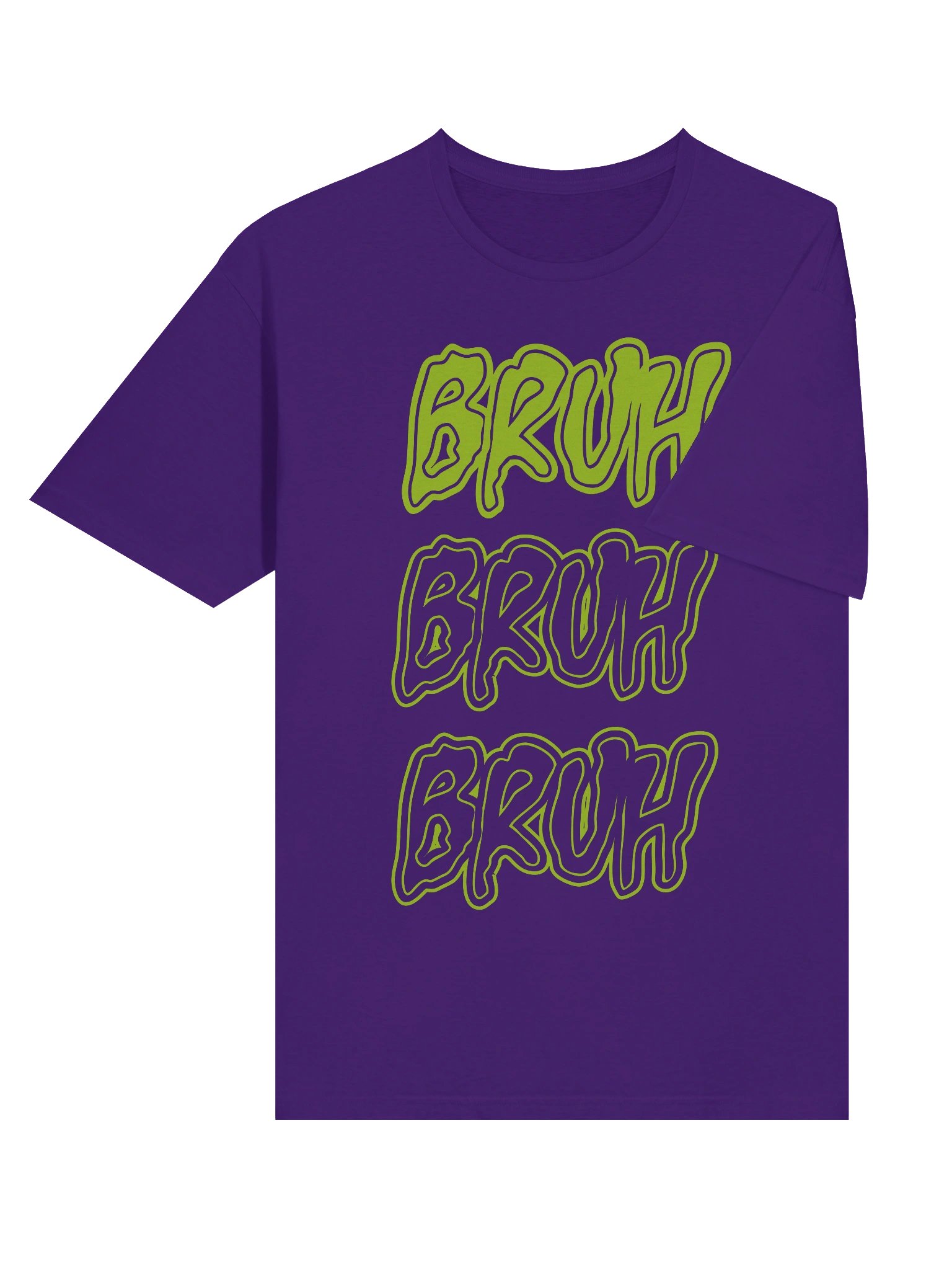Neon Graffiti BRUH Unisex T-Shirt product image (27)