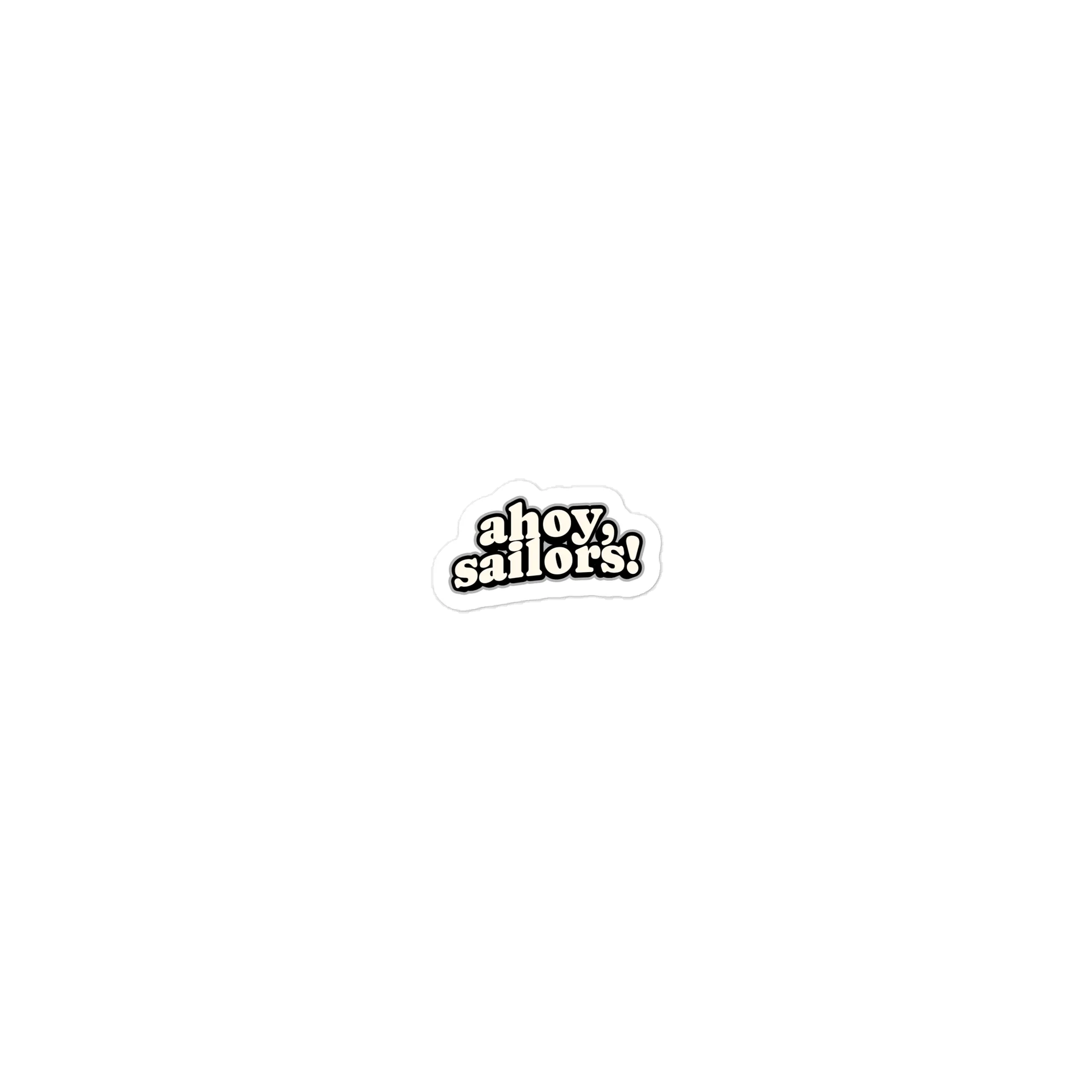 Ahoy, Sailors! Sticker | Sunday Edition product image (1)