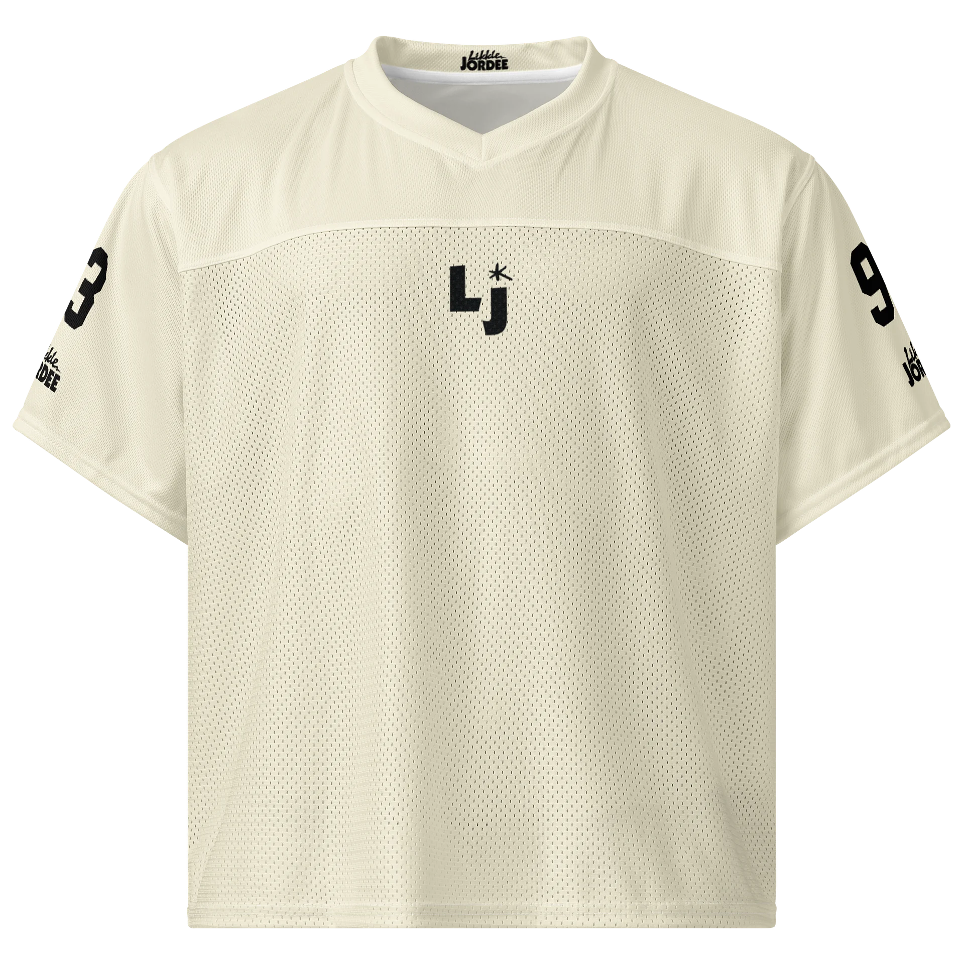 "likkle but TALLAWAH" Boxy Football Jersey product image (1)