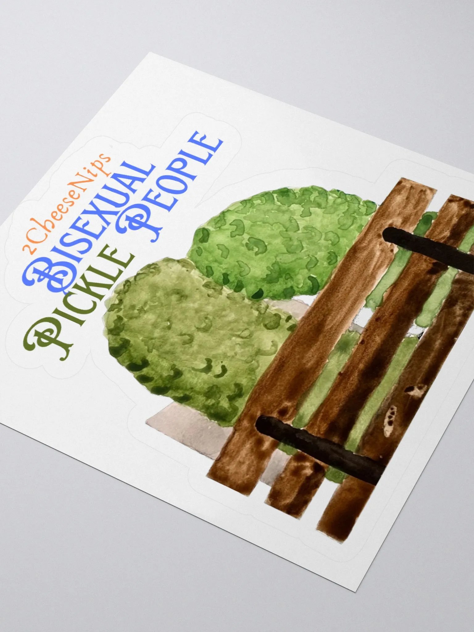 Bisexual Pickle People Sticker product image (5)