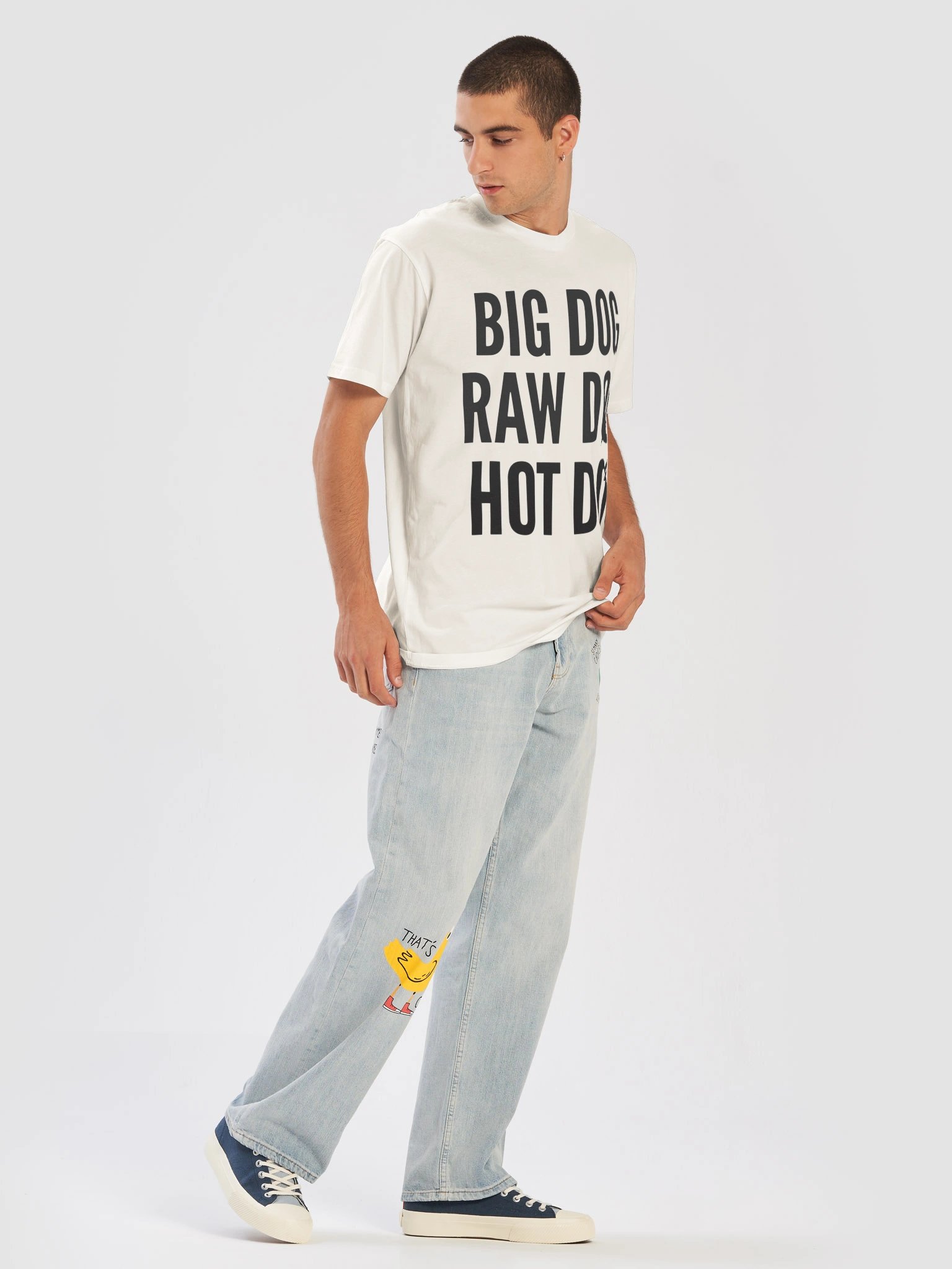 Big Dog Raw Dog Hot Dog T-Shirt | Funny Graphic Tee product image (18)