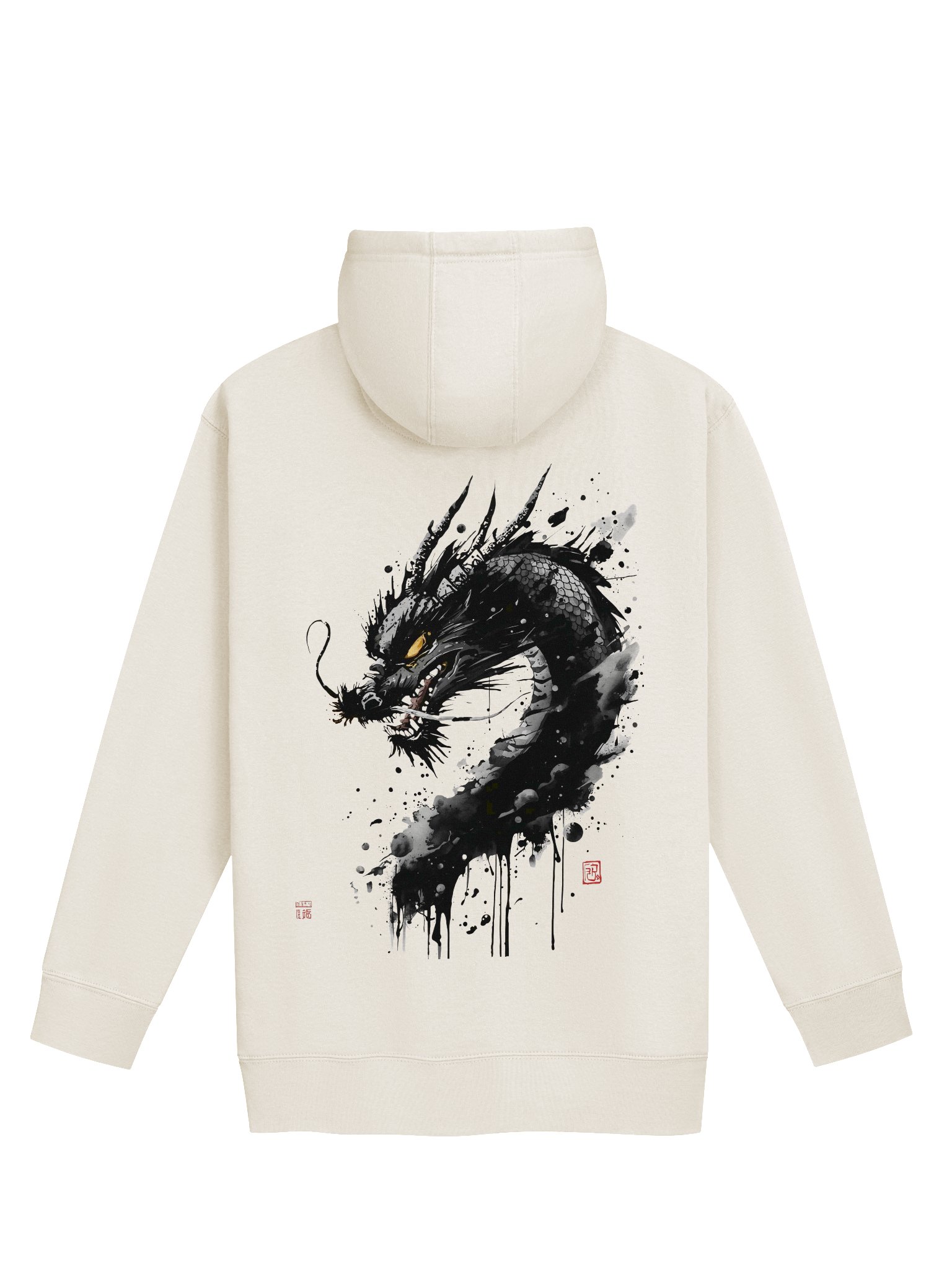 HAZARD EDITION: Electric Yellow & Black Ink Graphic Premium Hoodie & Sweatshirt Collection product image (5)