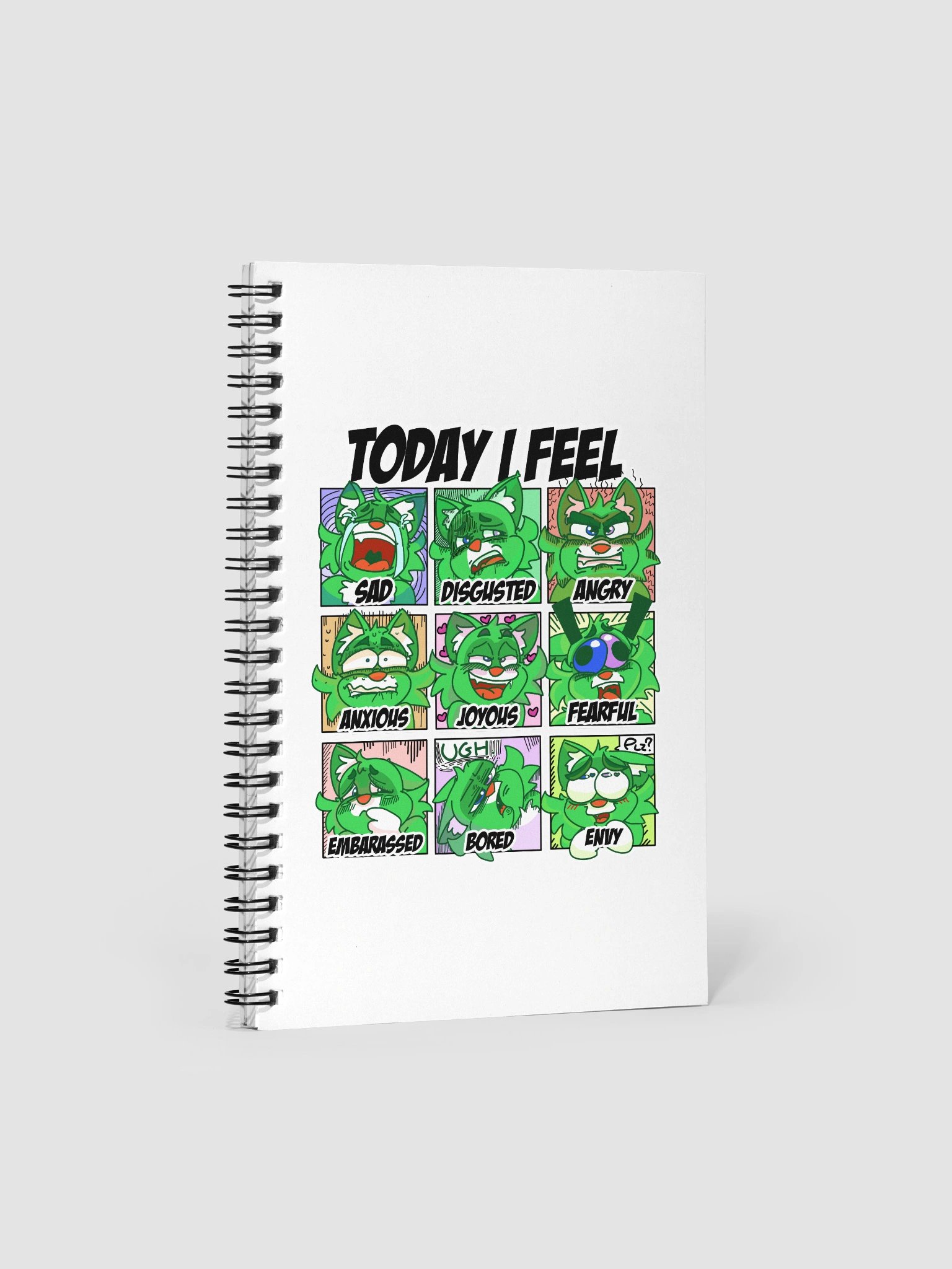 Today I feel... (d20) Notebook product image (1)