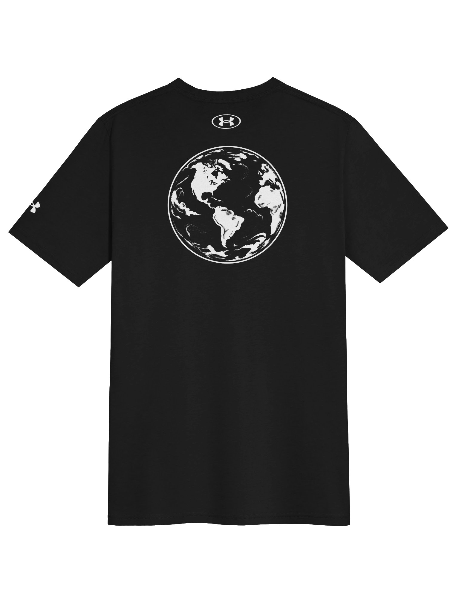 Abstract White Scribble Under Armour Tee product image (4)