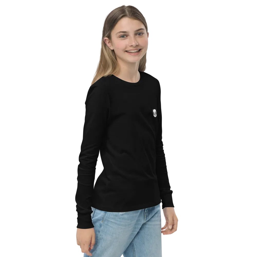 Panda Logo Youth Long Sleeve T-Shirt product image (10)