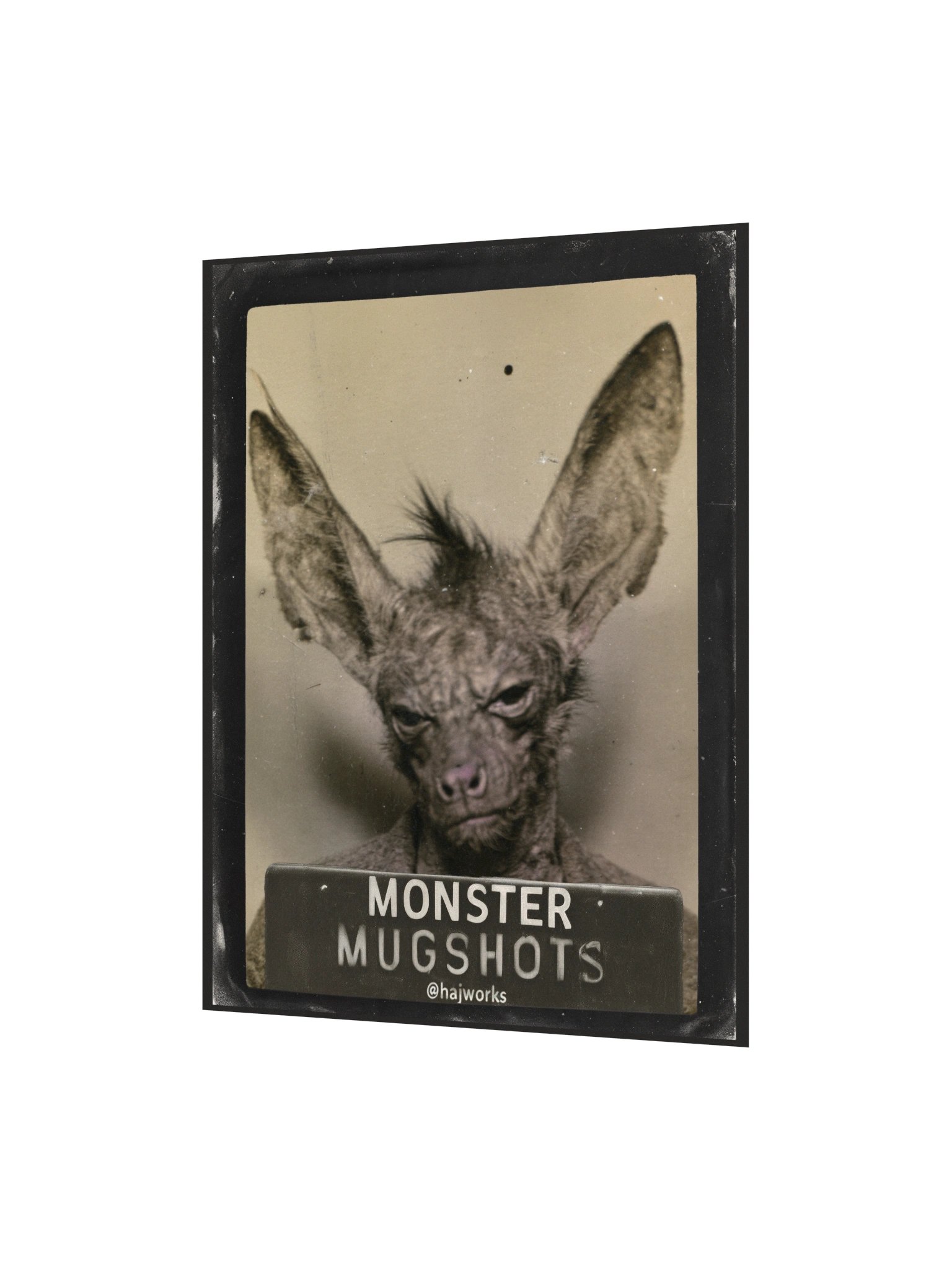 Monster Mugshots No. 006 — Matte Art Print product image (2)