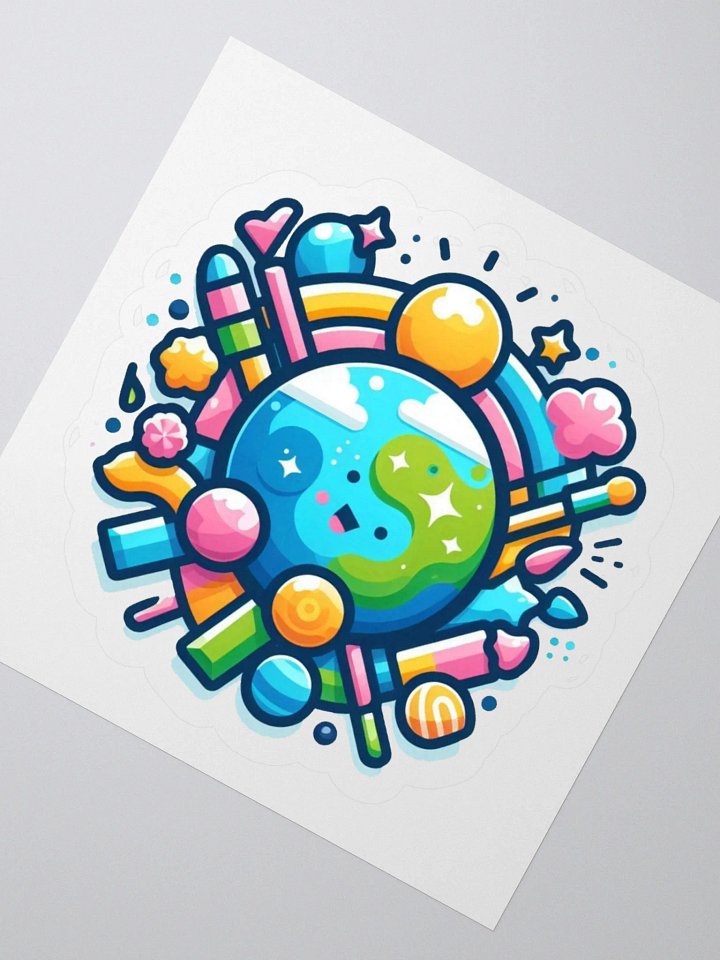 Joyful Earth Kiss Cut Stickers product image (7)