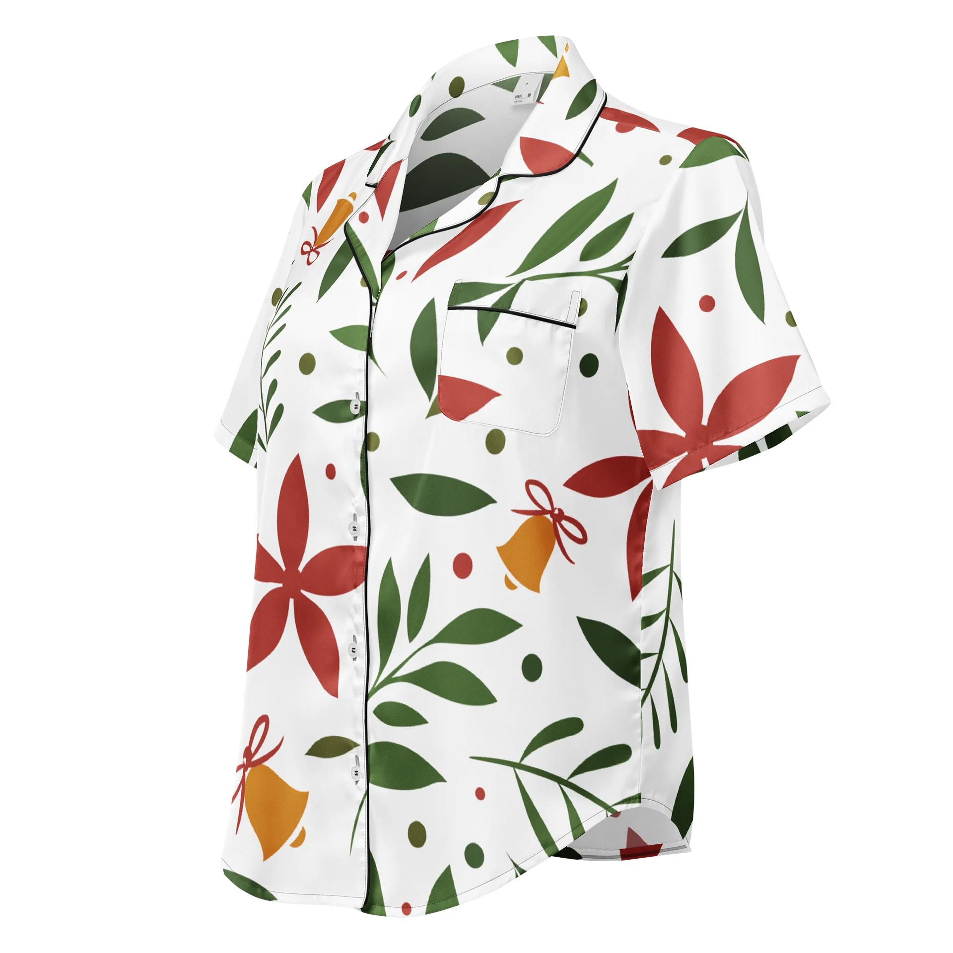 Festive Botanical Pajama Top product image (1)